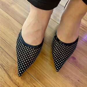 Brand new CUSHIONAIRE sparkling kitten heels shoes Woman 9